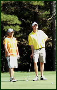 photo of club members on #9 green